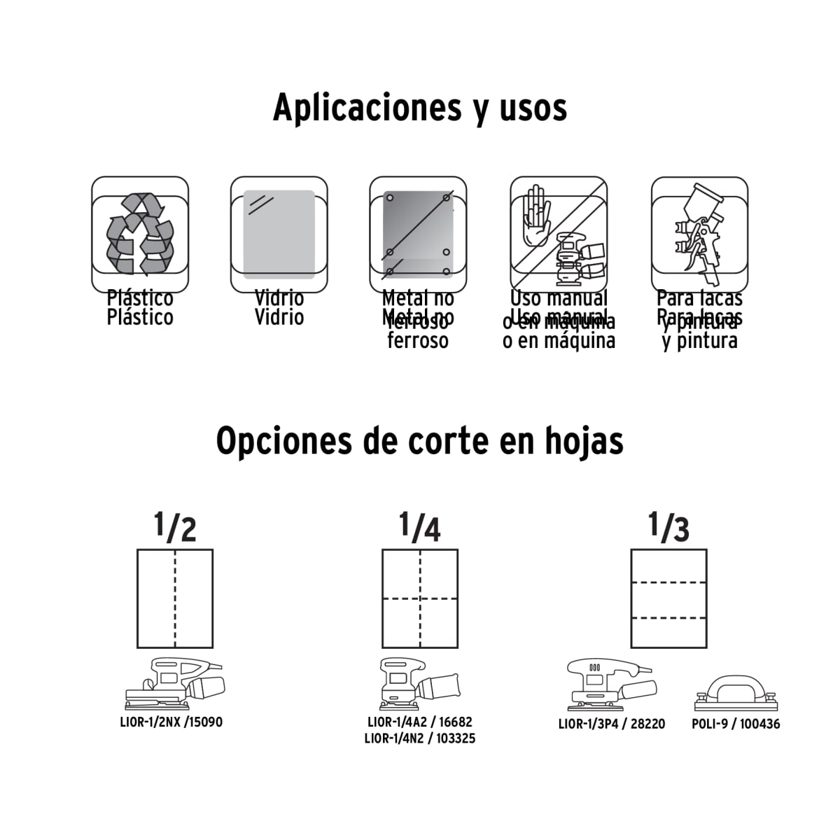 Lija de agua grano 240 de carburo de silicio, por unidad, Truper3