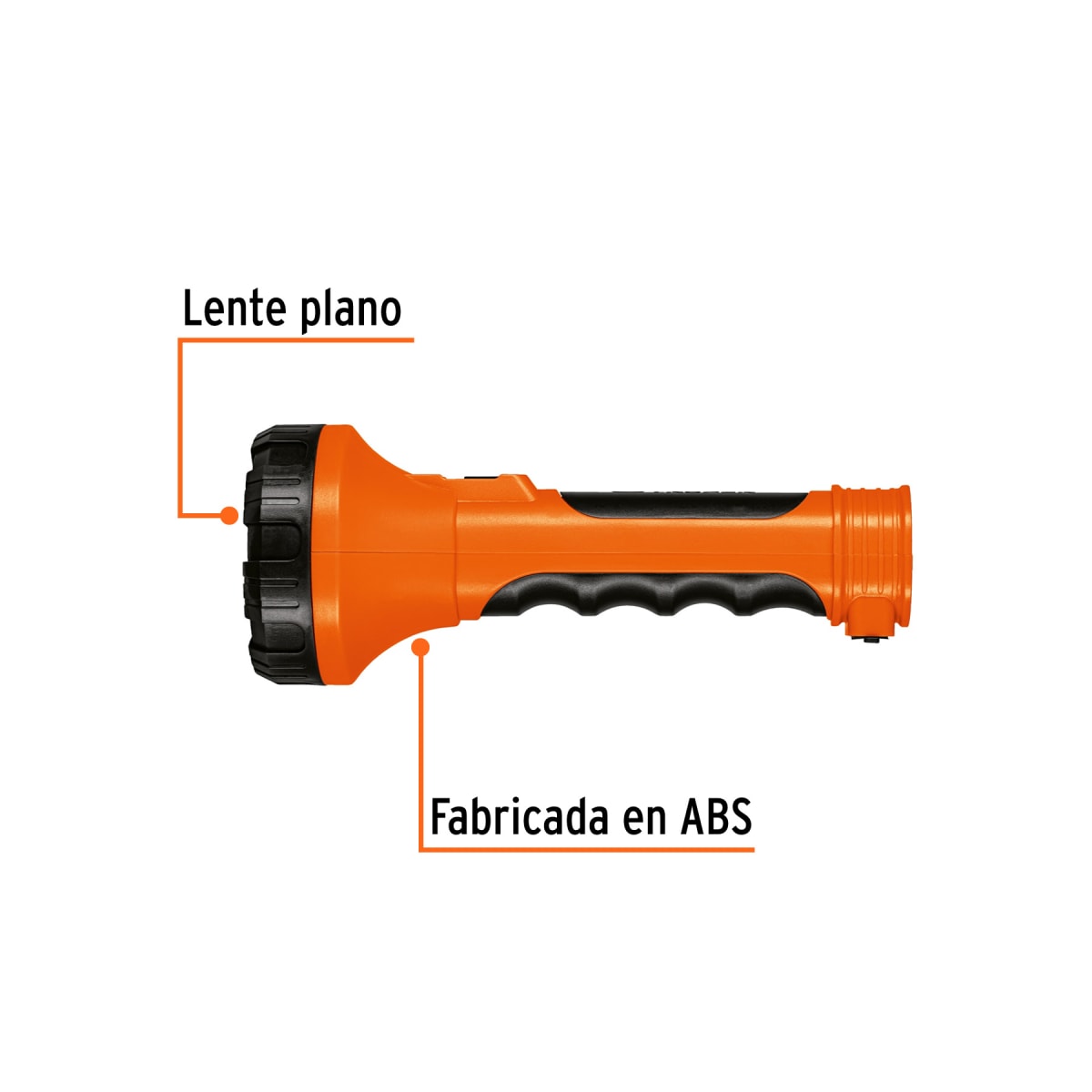 Linterna plástica 1 led 200 lm recargable, truper3