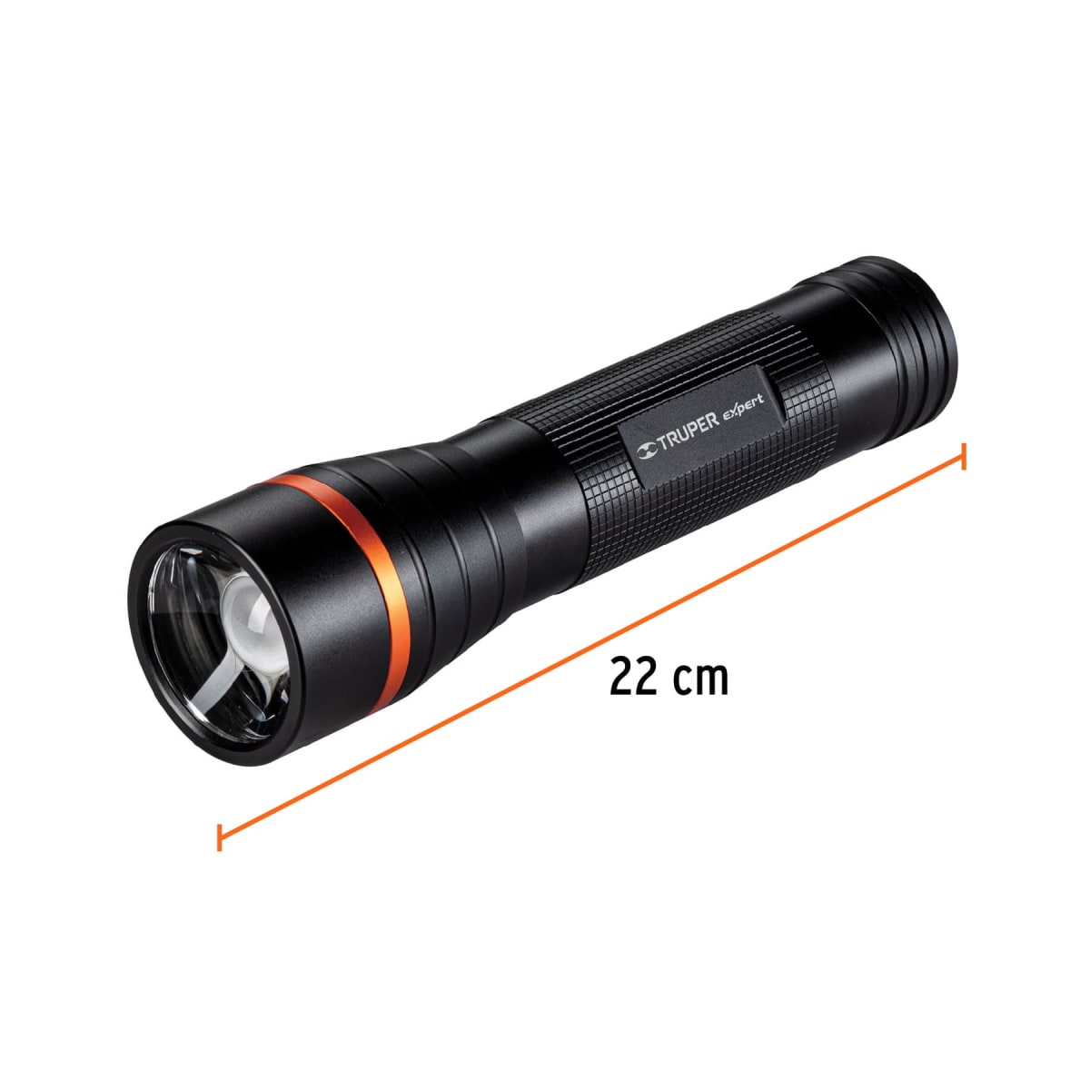 Linterna de aluminio led cree 500 lm con 2 pilas D Truper4