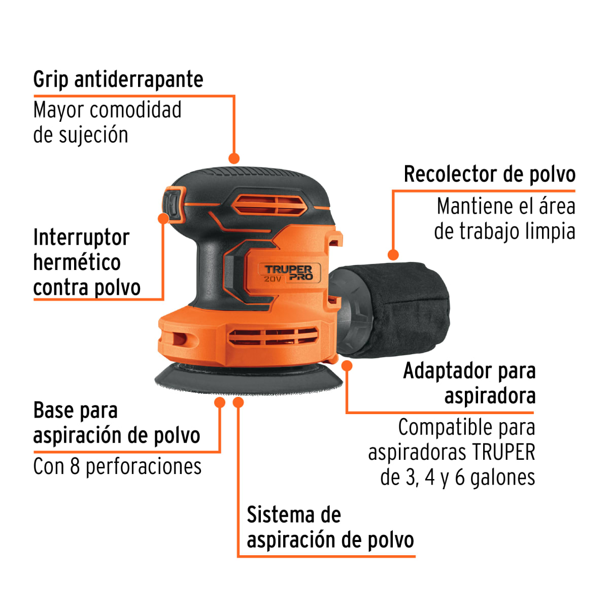 Lijadora Roto Orbital 5