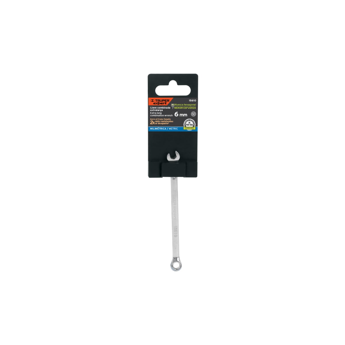 Llave mixta extralarga 6 mm x 125 mm de largo Expert Truper4