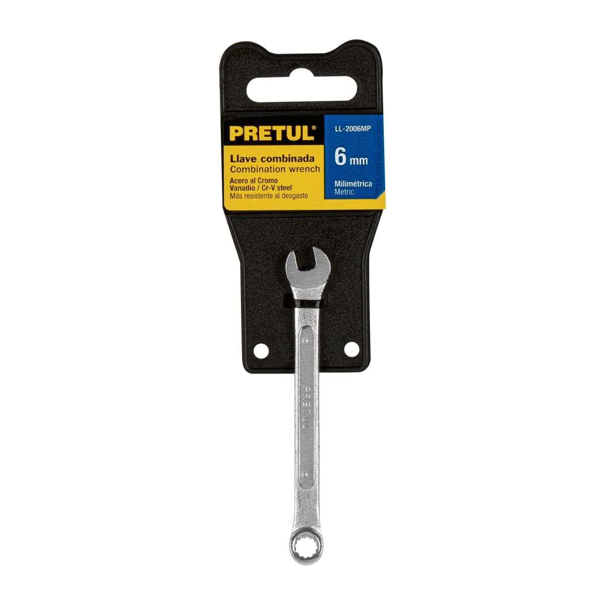 Llave mixta 6 mm x 100 mm de largo, Pretul4