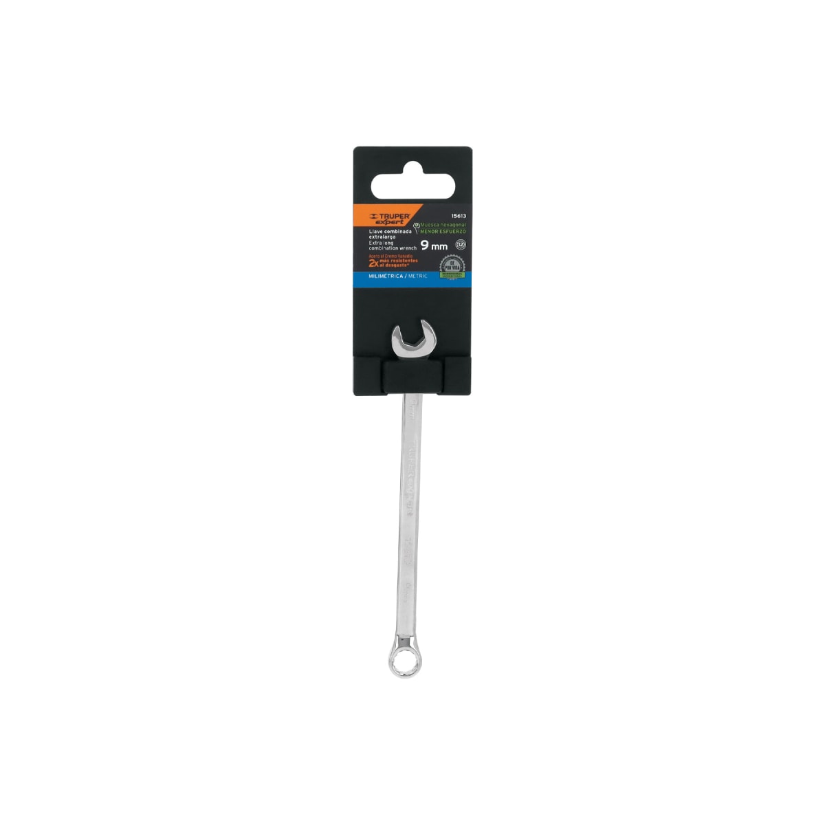 Llave mixta extralarga 9 mm x 157 mm de largo, Expert Truper4