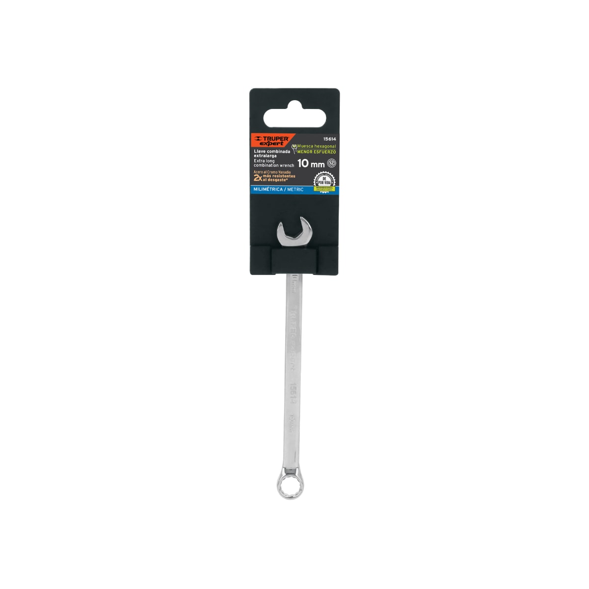 Llave mixta extralarga 10 mm x 164 mm de largo expert  Truper4