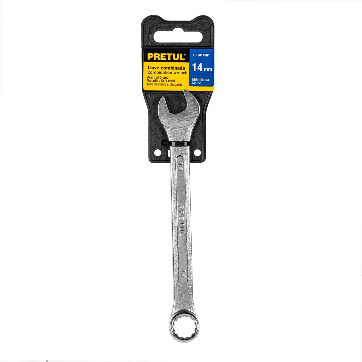 Llave mixta 14 mm x 180 mm de largo. pretul4