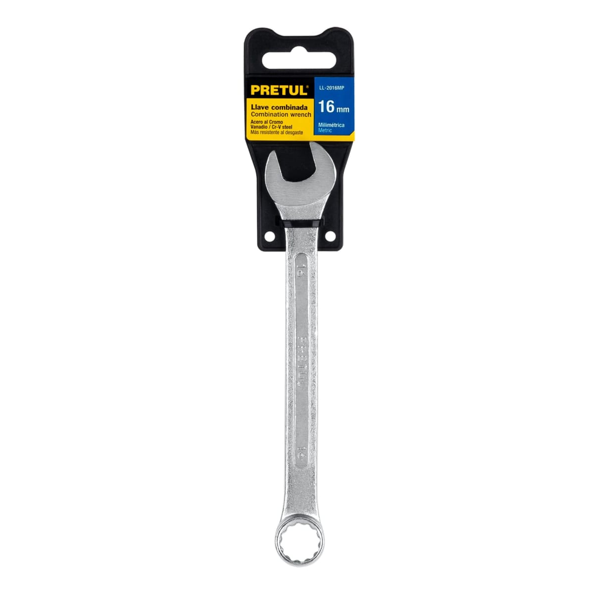 Llave mixta 16 mm x 200 mm de largo. pretul4