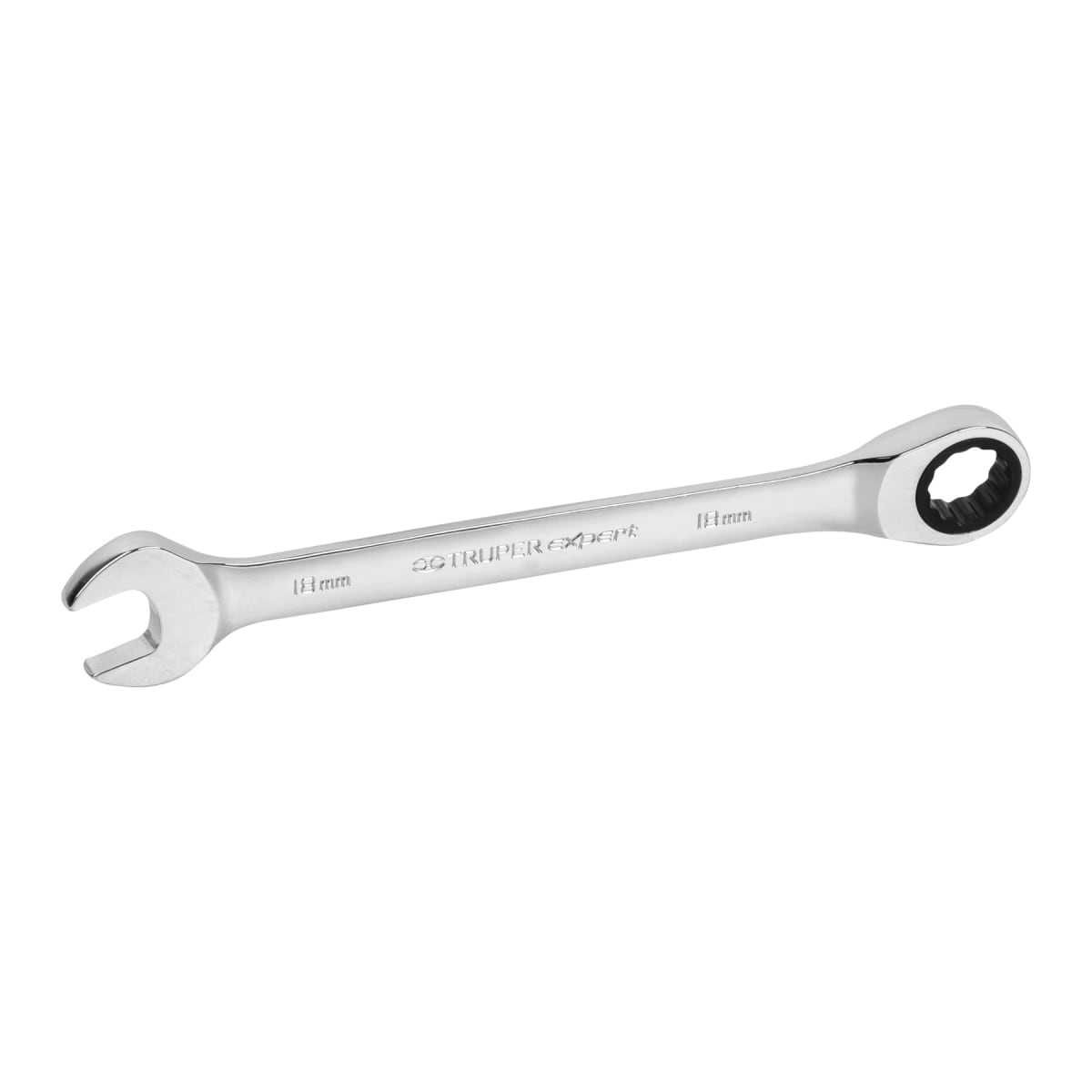 Llave mixta con ratchet 18 mm x 230 mm largo, Expert Truper1