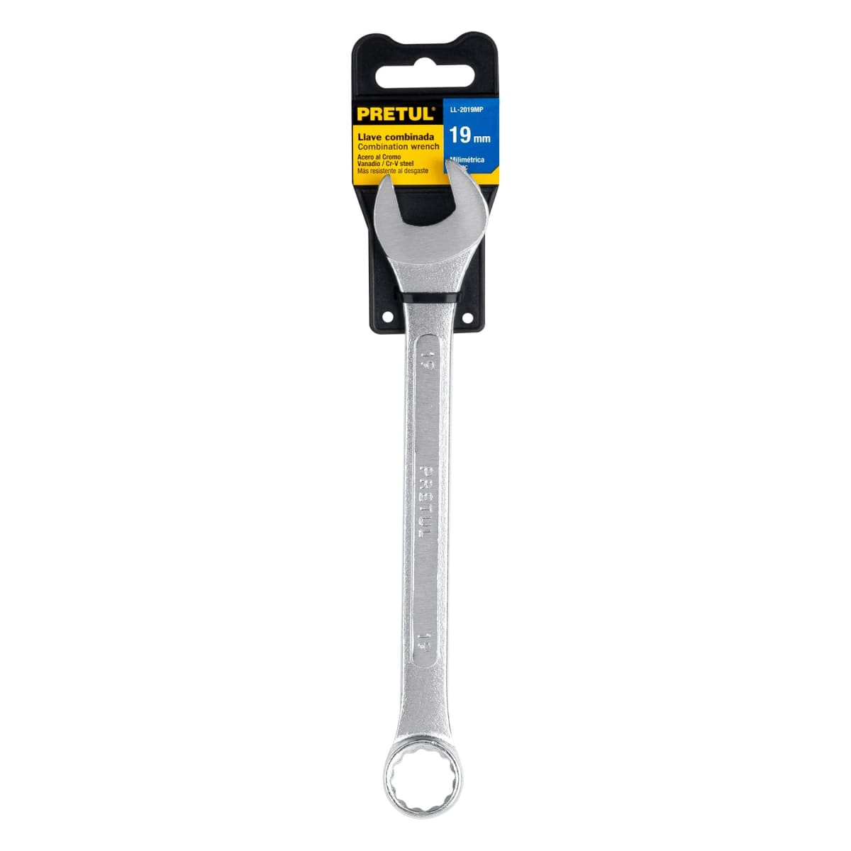 Llave mixta 19 mm x 230 mm de largo. pretul4