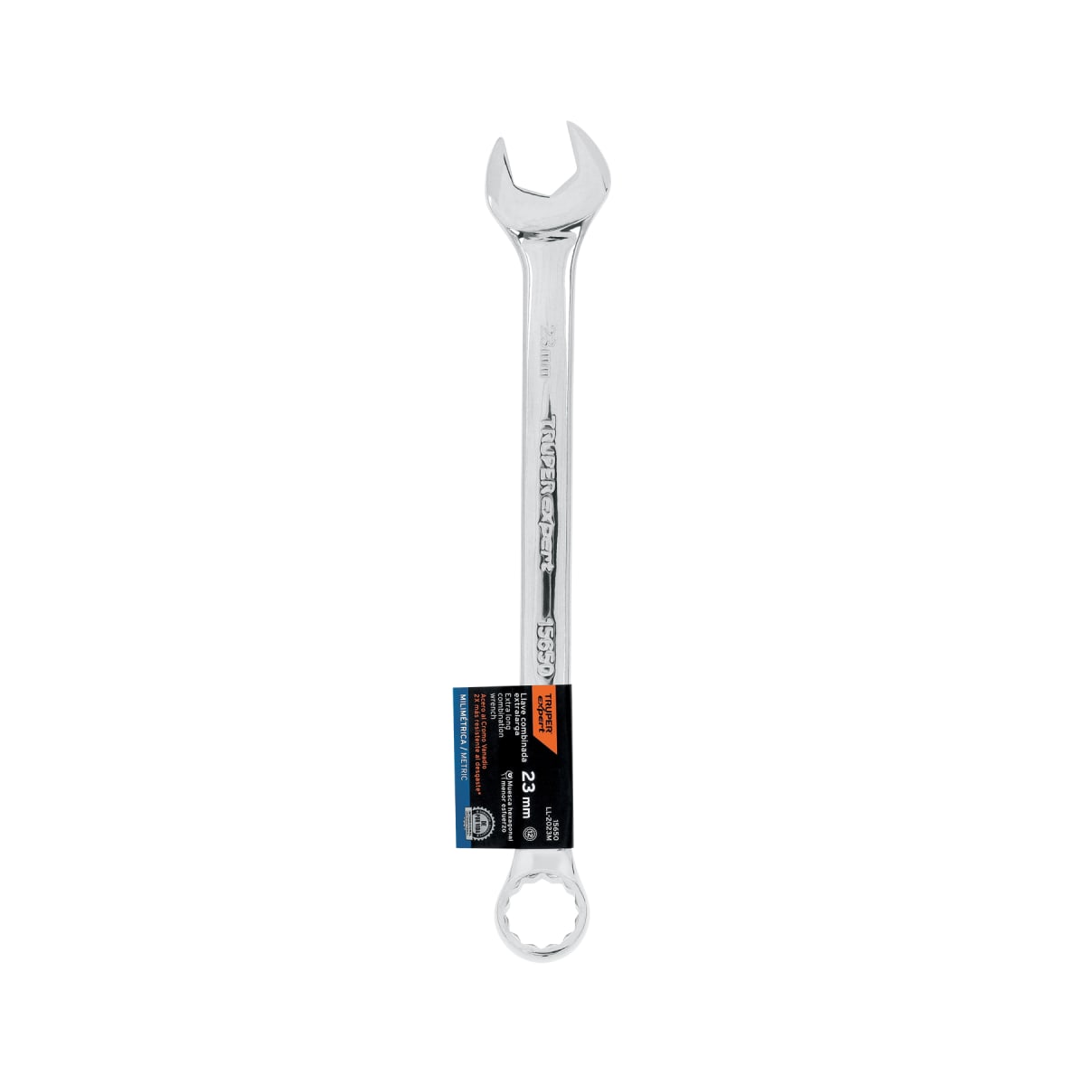 Llave mixta extralarga 23 mm x 316 mm de largo, Expert Truper4