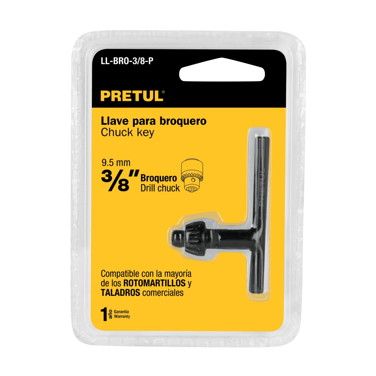 Llave para mandril de 3/8´´, Pretul2