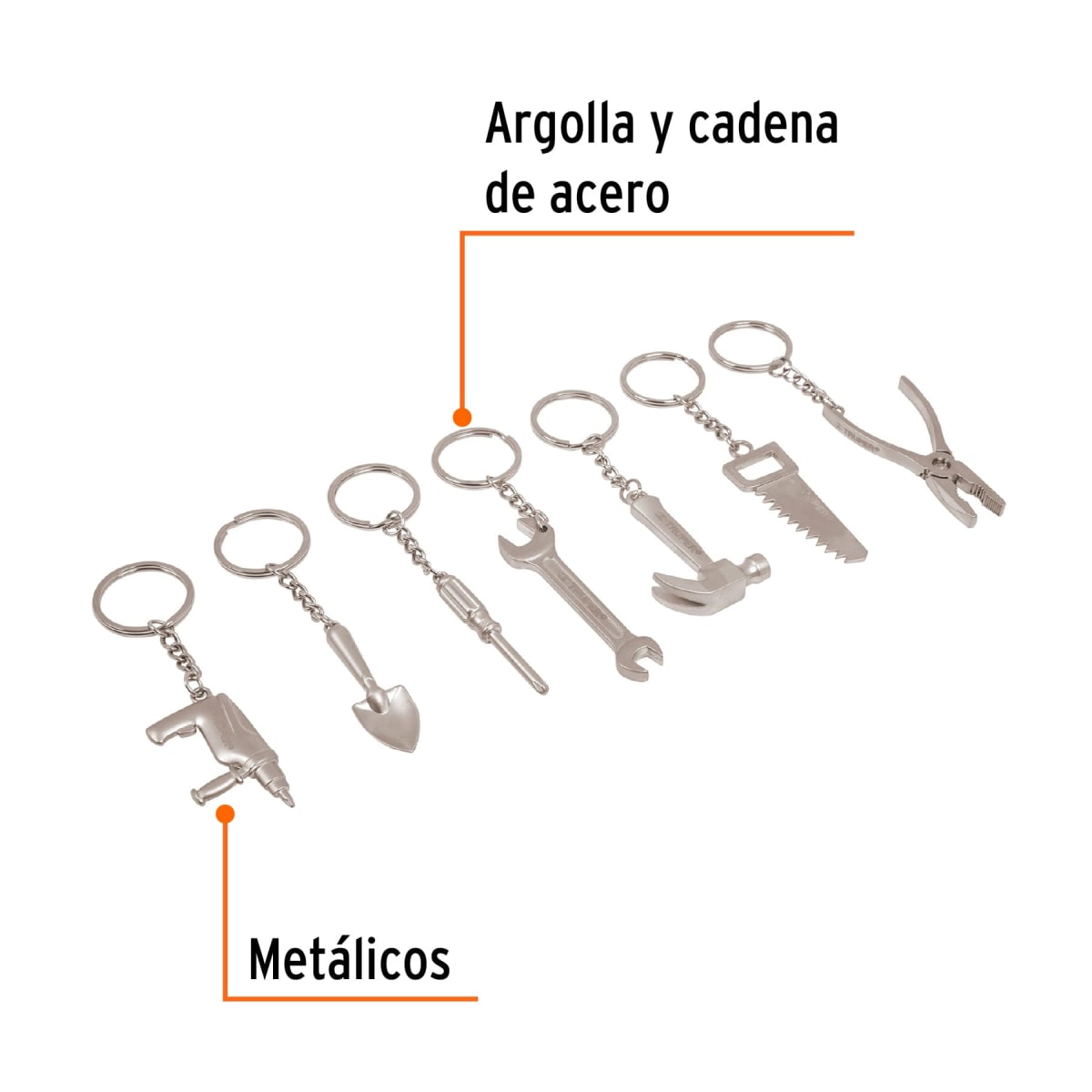 Caja de llaveros tipo herramienta 49 Piezas Truper2
