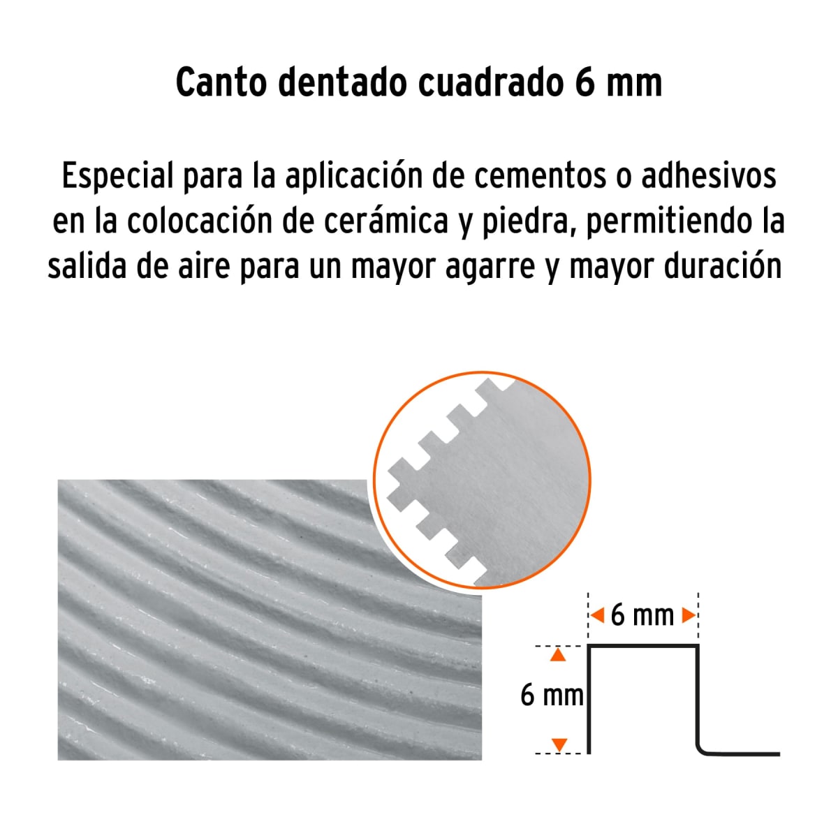 Plancha raspín dentada mango madera con 6 remaches Truper5