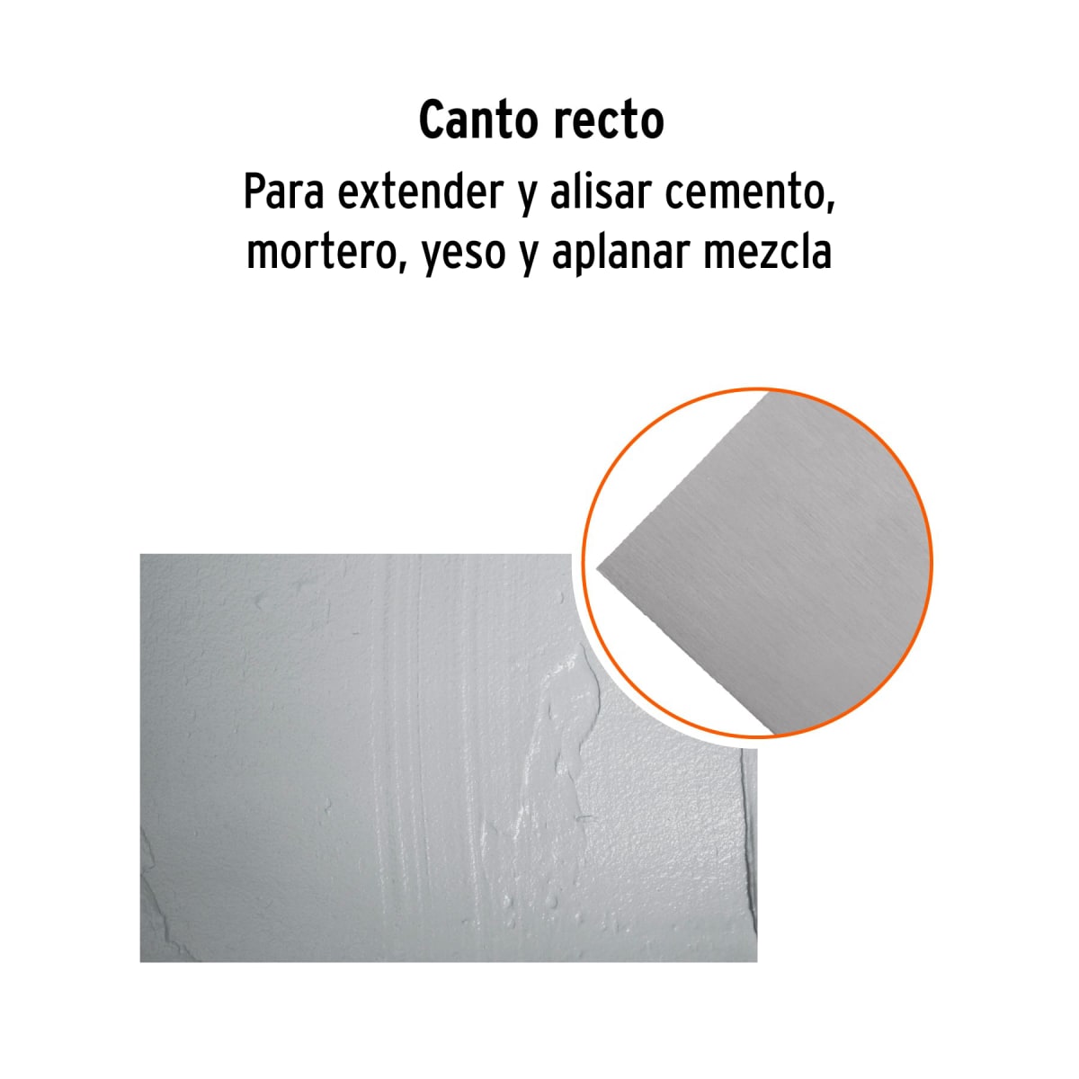 Plancha de empastar lisa mango Pvc Truper4