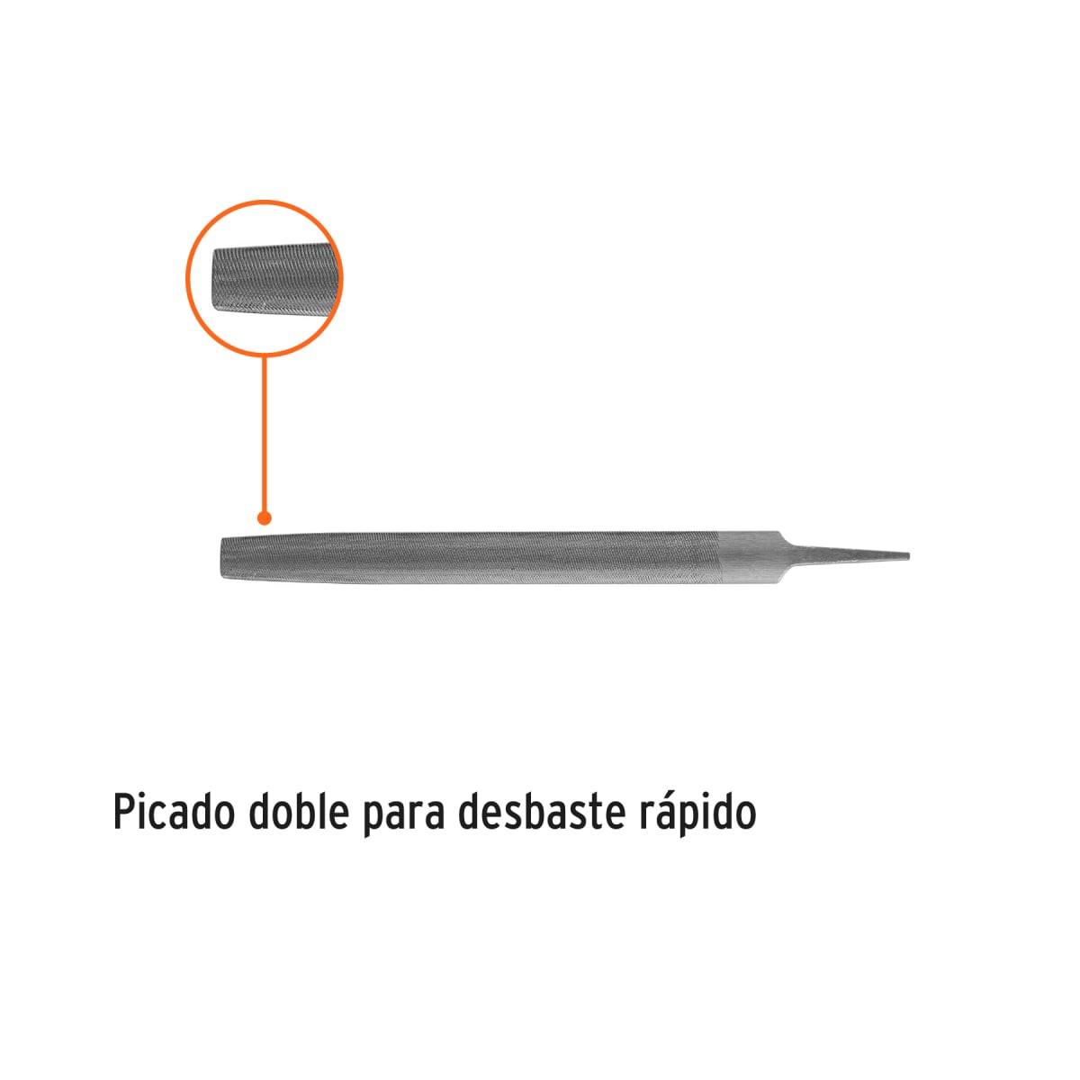 Lima media caña bastarda 12´´, Truper2