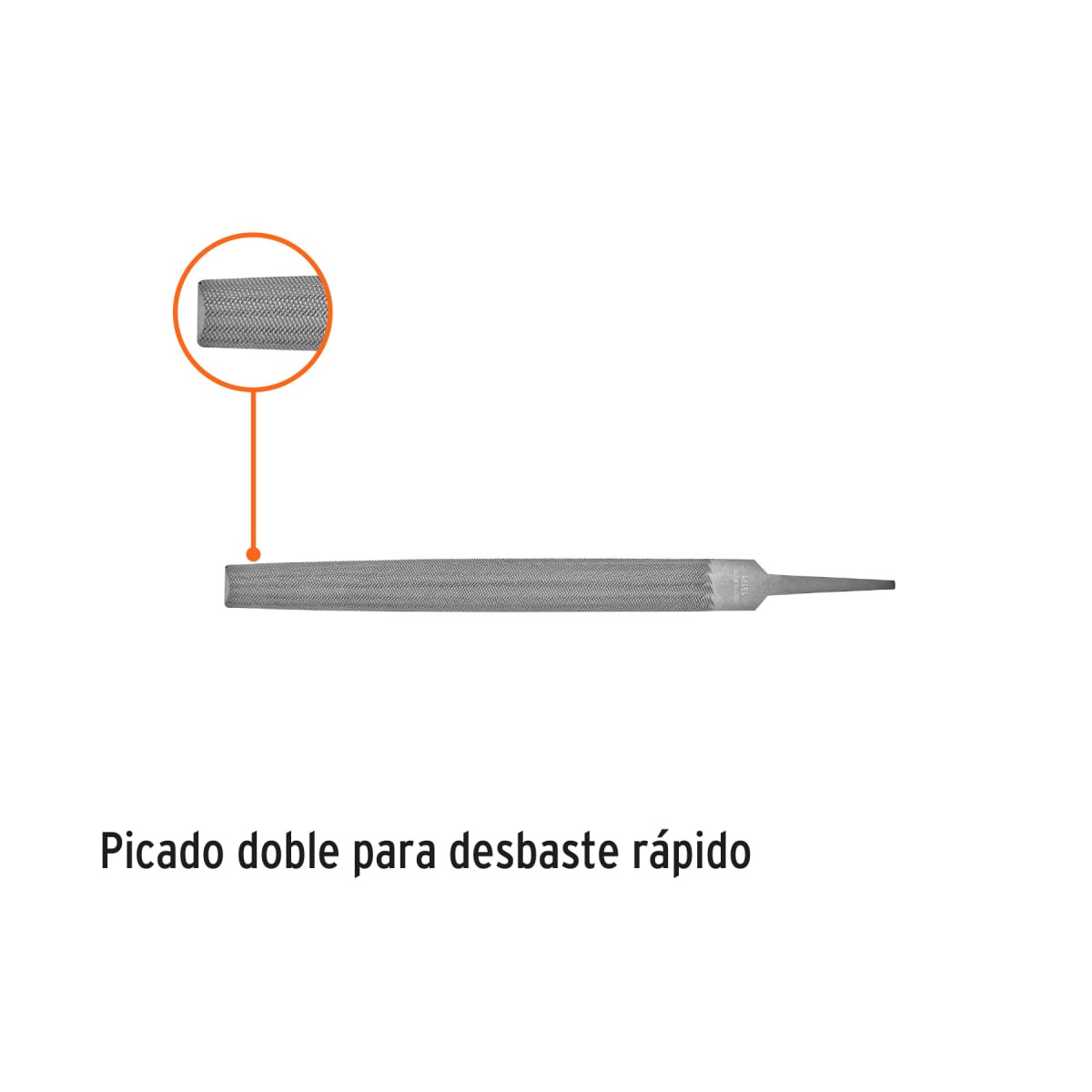 Lima media caña bastarda 8´´, Truper2