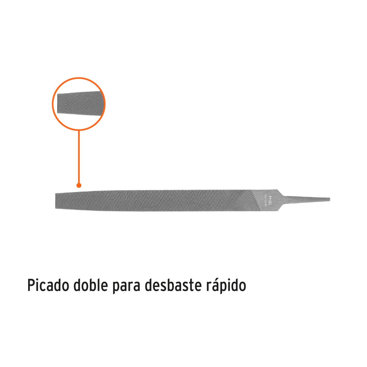 Lima plana bastarda 10´´, Truper2