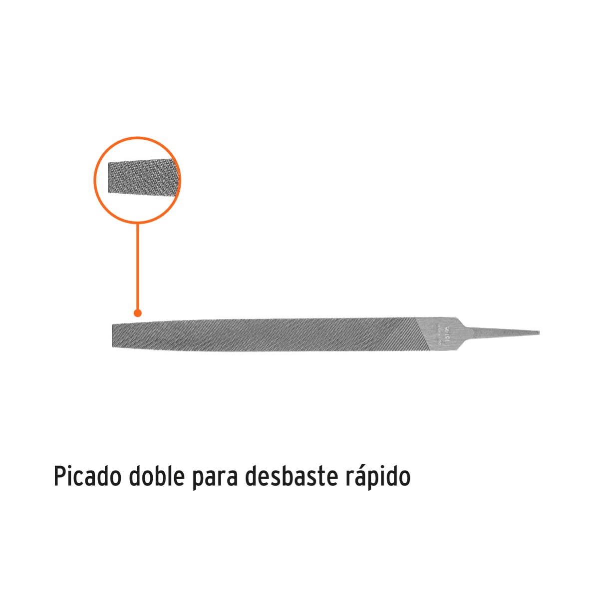 Lima plana bastarda 12'' Truper2