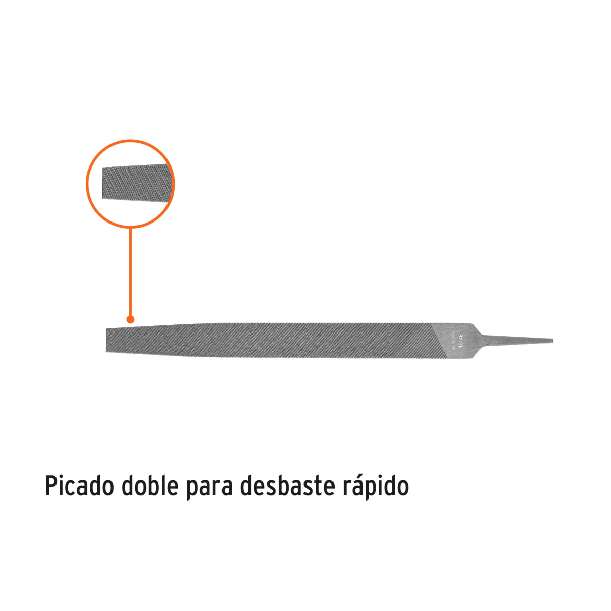 Lima plana bastarda 14´´, Truper2