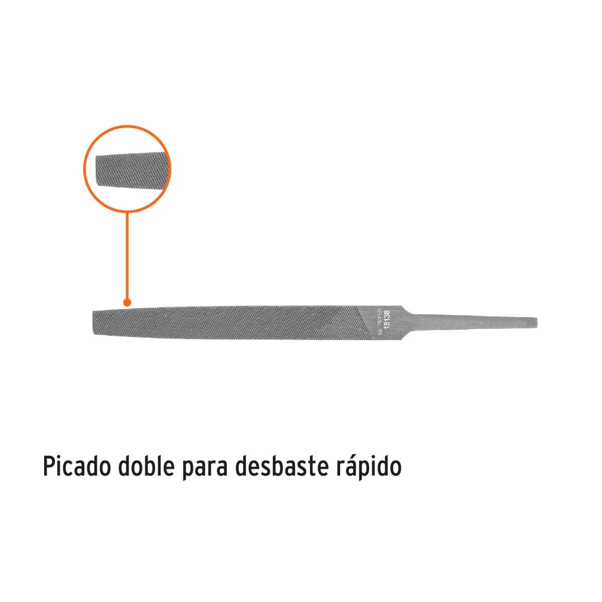 Lima plana bastarda 4´´, Truper2