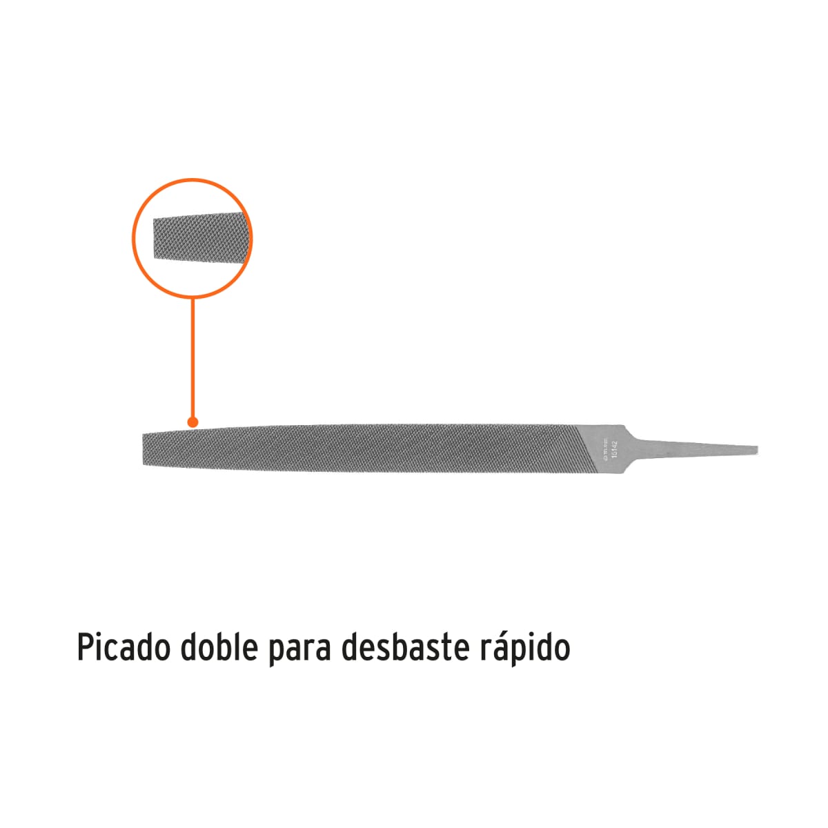 Lima plana bastarda 8´´, Truper2