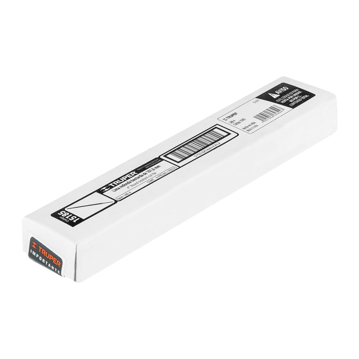 Lima redonda bastarda 4´´, Truper5