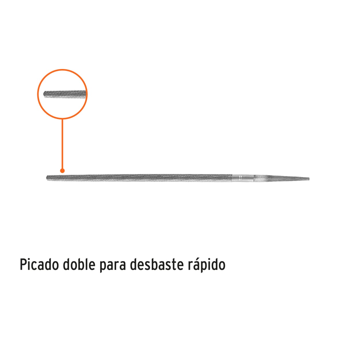 Lima redonda bastarda 8´´, Truper2