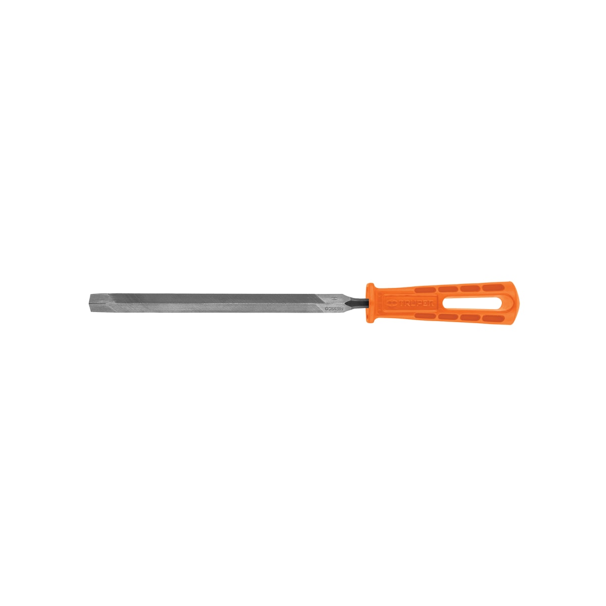 Lima triangulo pesado 8'' con mango. truper1