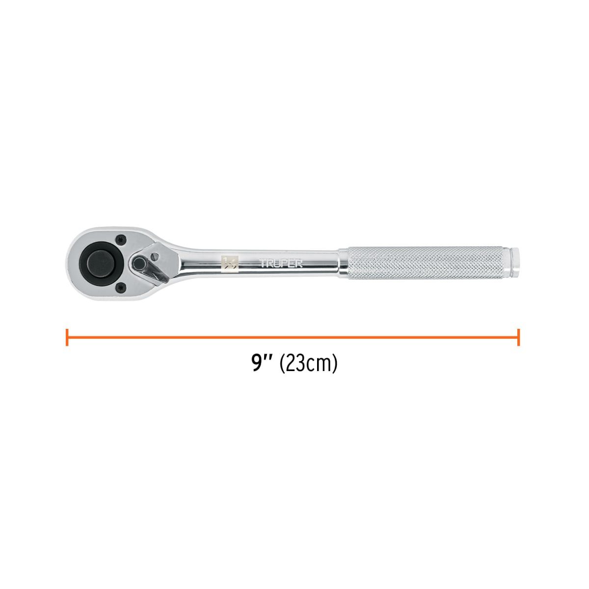 Ratchet encastre 1/2'' cabeza de pera de liberación rápida Truper3