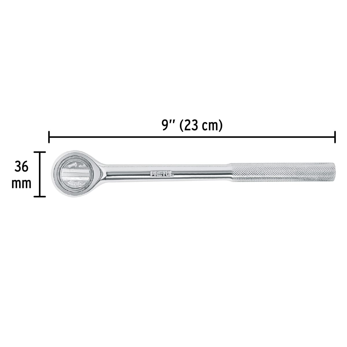 Ratchet encastre 1/2'' cabeza redonda. pretul3
