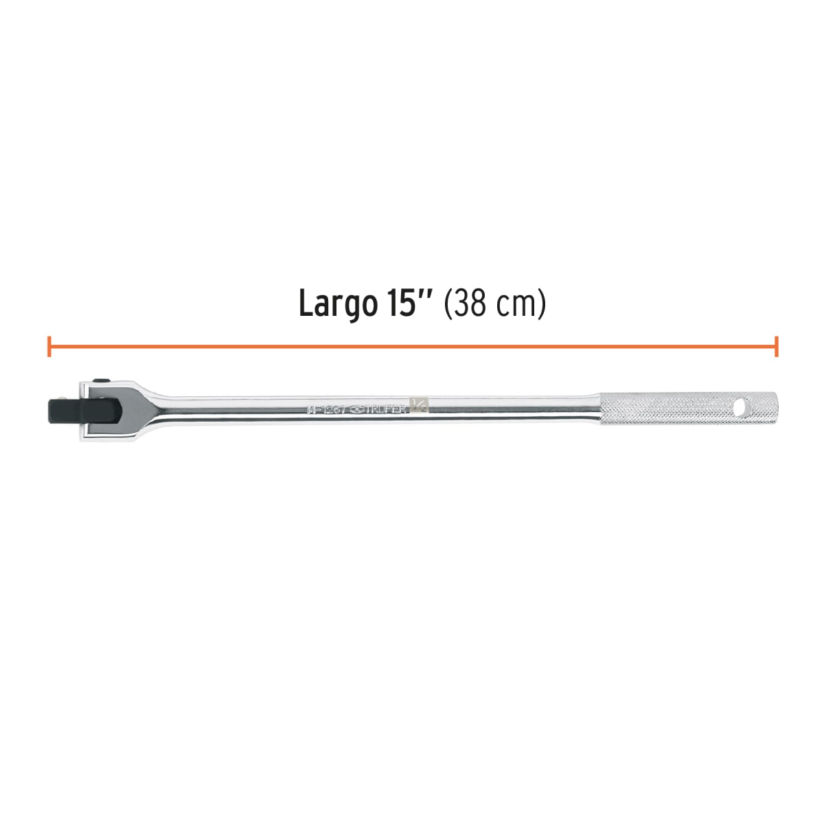 Palanca articulada de 15'' encastre 1/2'' Truper3