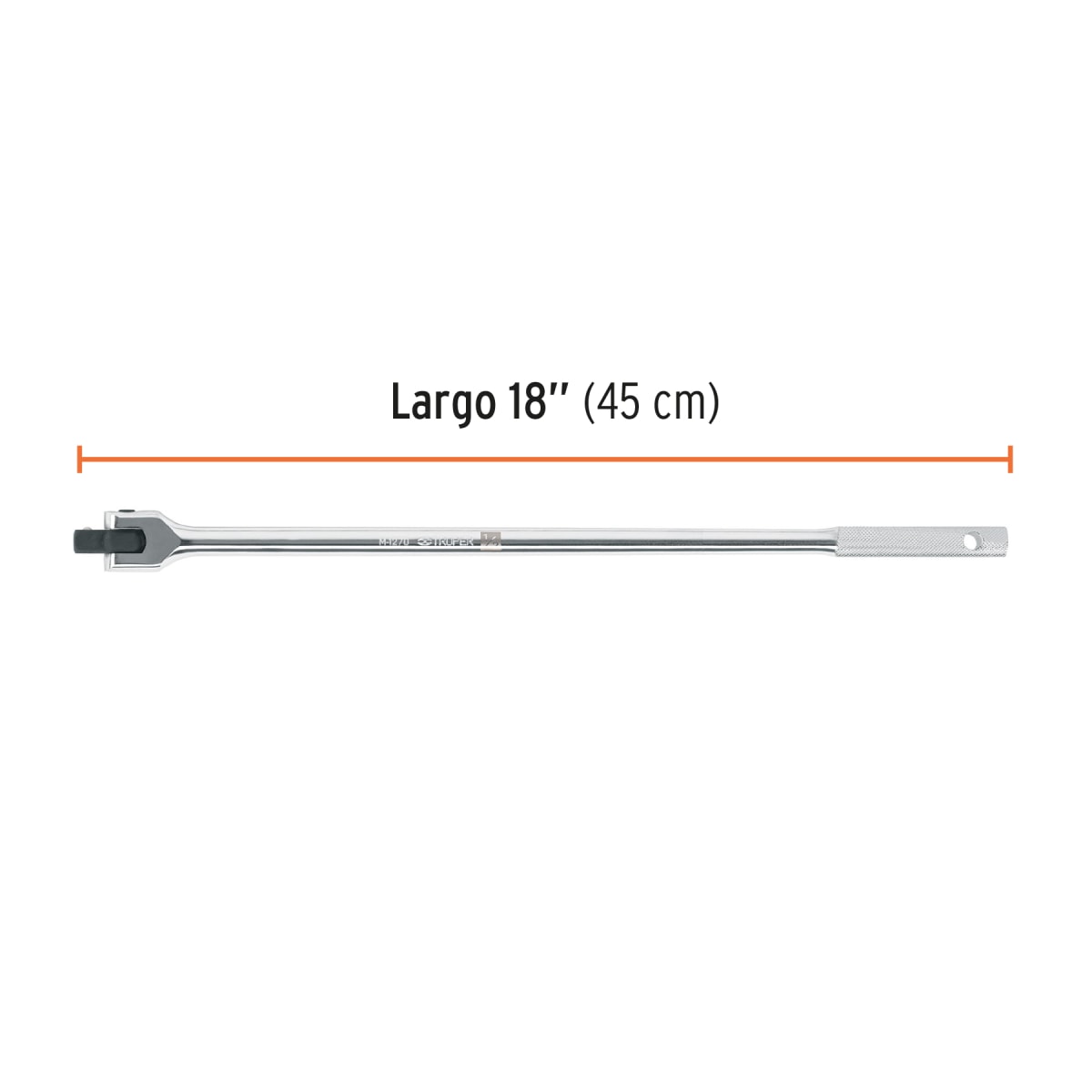 Palanca articulada de 18´´ encastre 1/2´´, Truper3