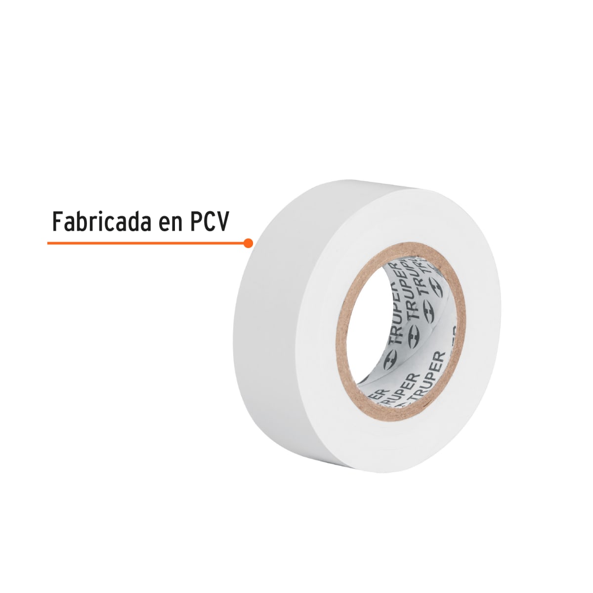Cinta aislante de 9 m x 19 mm, blanca, Truper3