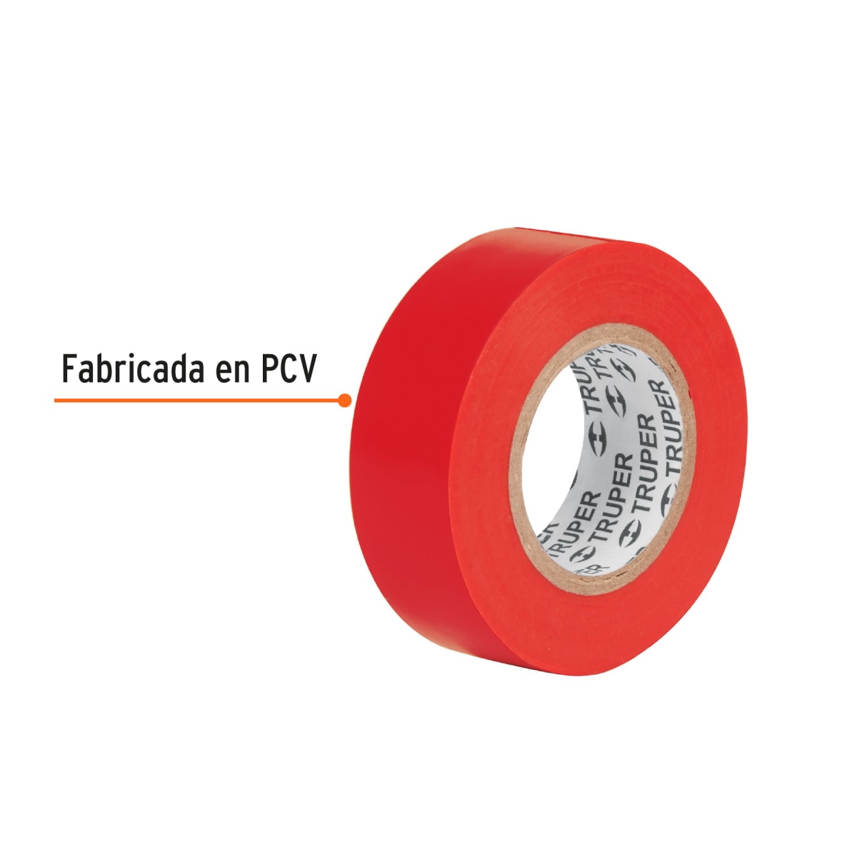 Cinta aislante de 9 m x 19 mm, roja, Truper3