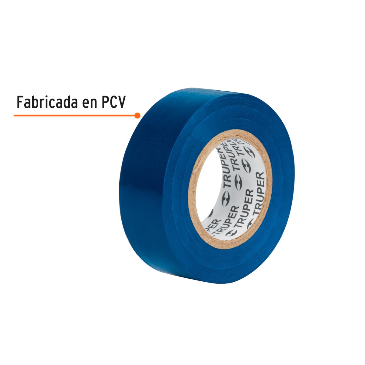 Cinta aislante de 9 m x 19 mm, azul, Truper3