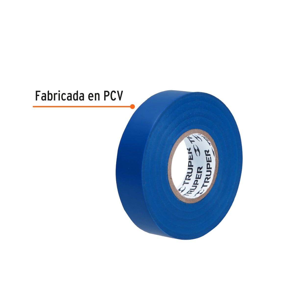 Cinta aislante de 18 m x 19 mm, azul, Truper2