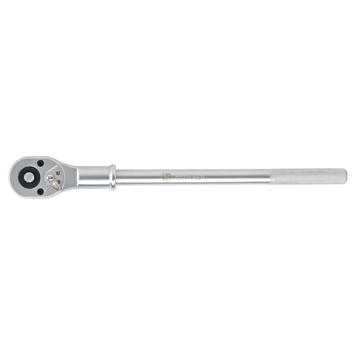Ratchet 3/4'' cabeza pera sist. reversible liberación rápida Truper1
