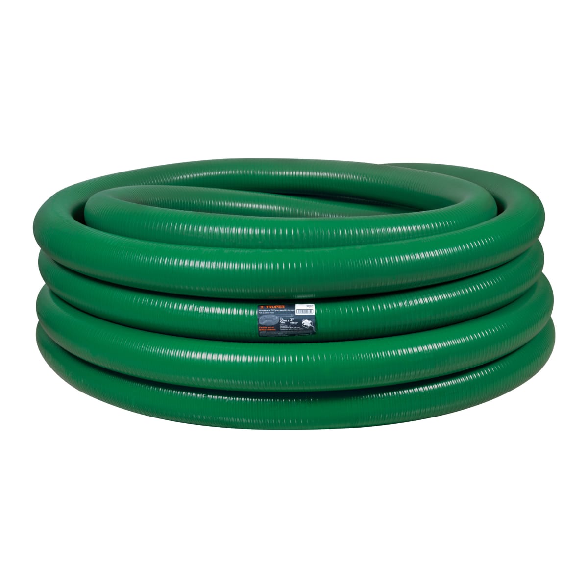 Manguera para succión de agua de PVC reforzada, 4