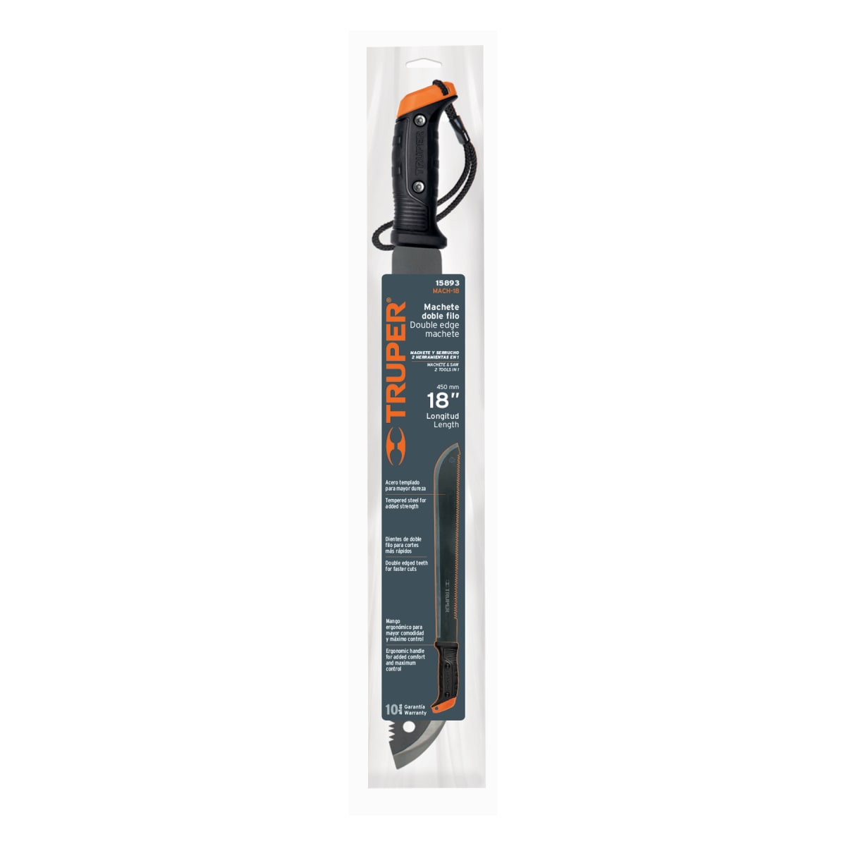 Machete doble filo 18