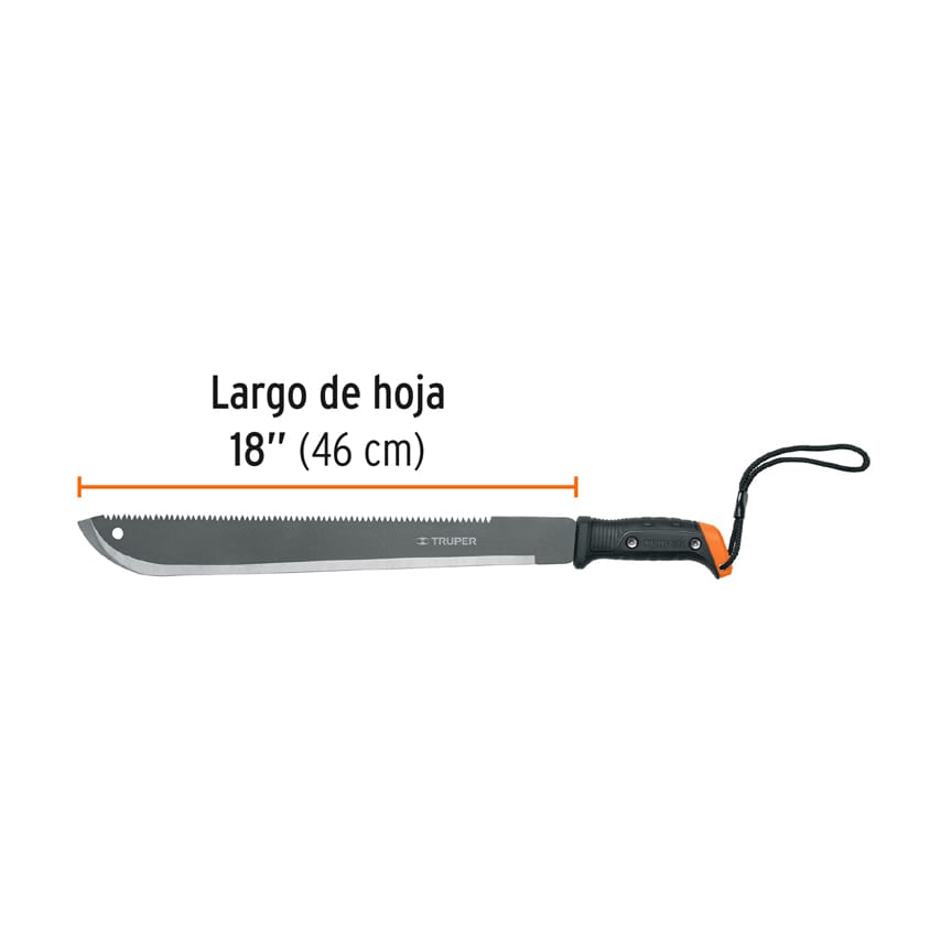 Machete doble filo 18