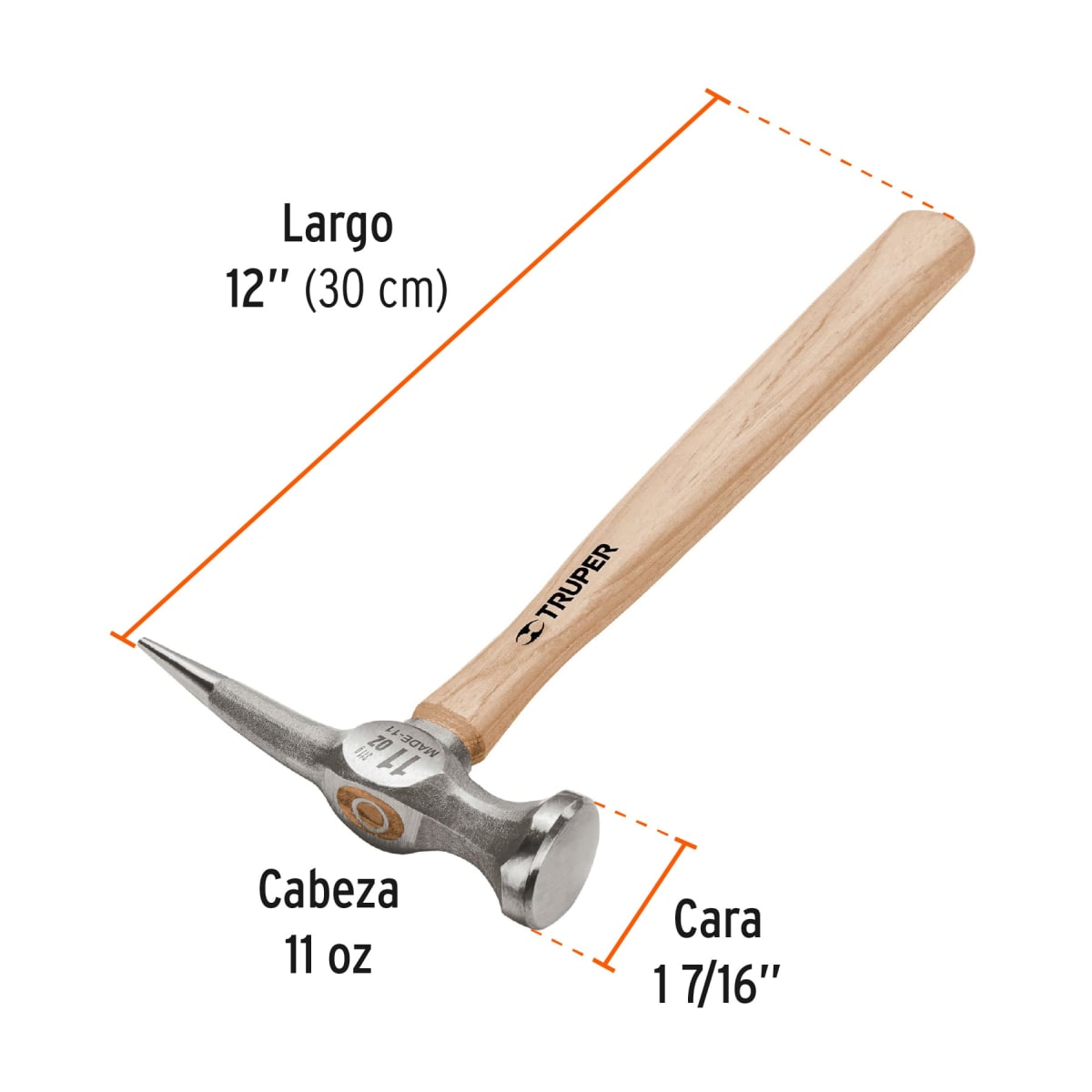 Martillo planchador punta larga Truper3