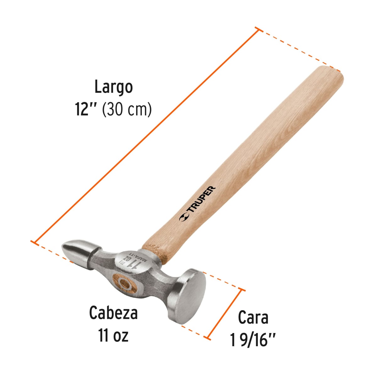 Martillo planchador punta fina Truper3