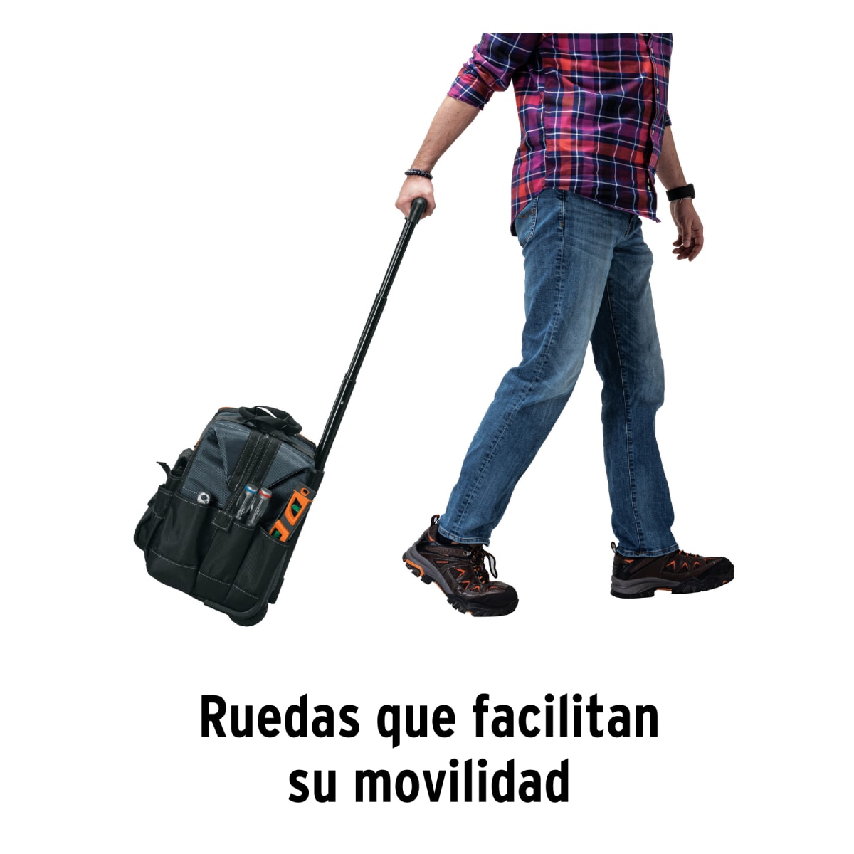 Maleta Portaherramientas de 22´´ con ruedas Truper5