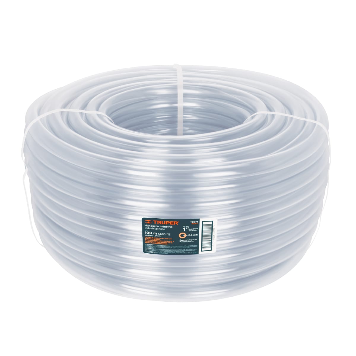 Manguera 1'' industrial en rollo de 100 m Truper1