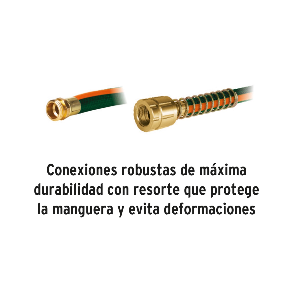 Manguera 5/8´´ reforzada 3 capas 20 m conexiones de metal Truper3