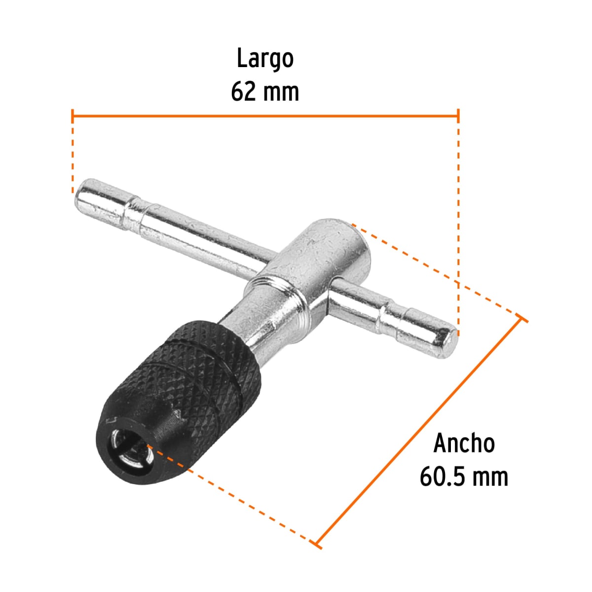 Portamachos tipo ´´T´´ para macho 3/16´´, Truper3