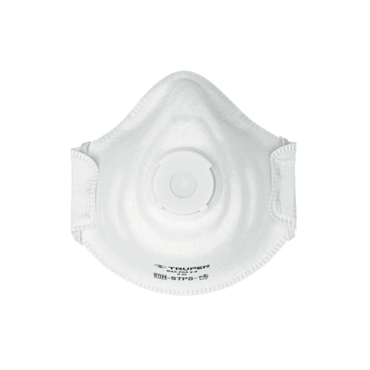 Respirador N95 con válvula para polvos y partículas, Truper1