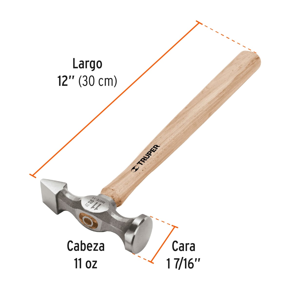 Martillo planchador punta tipo cincel Truper3