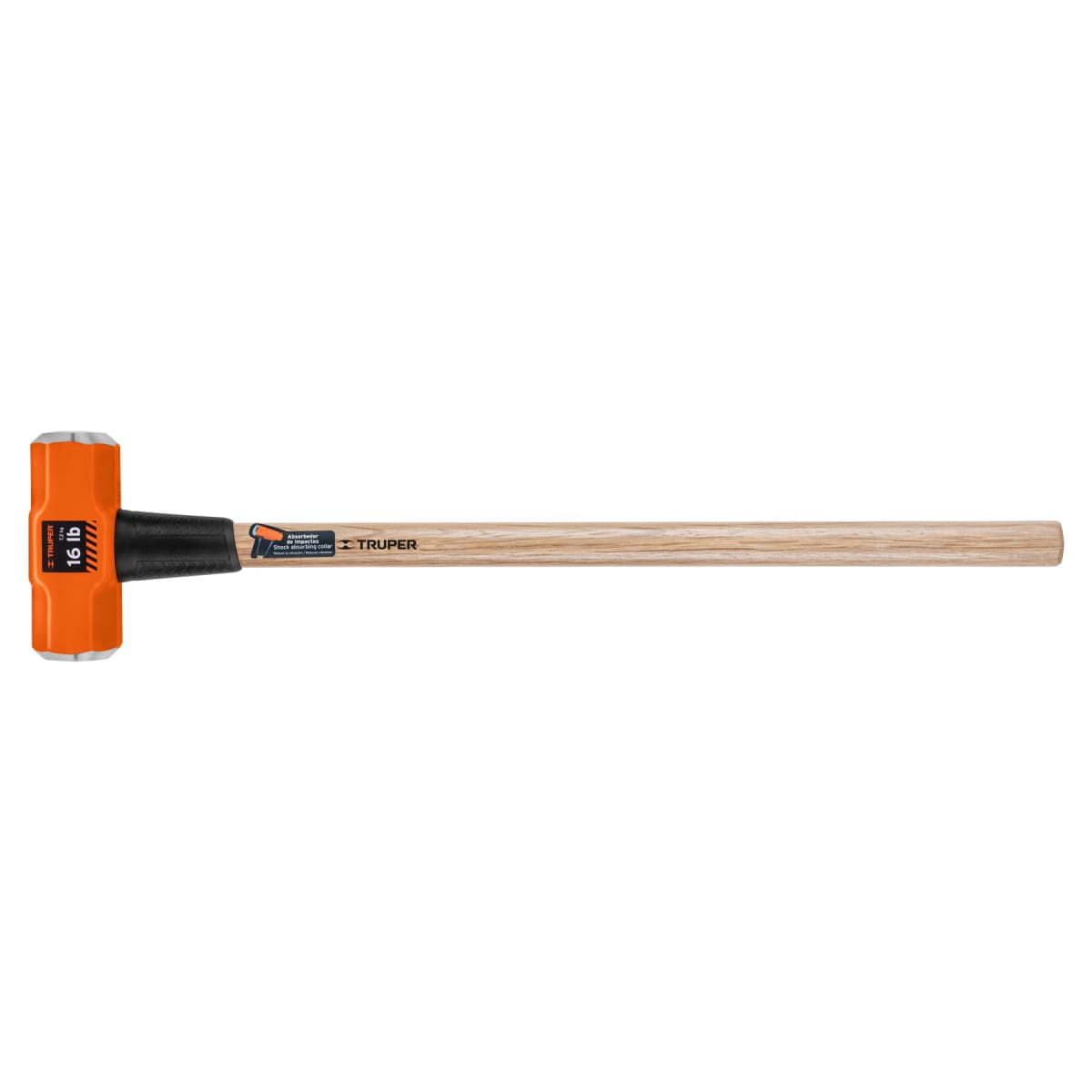 Comba octagonal 16 lb mango de madera 36