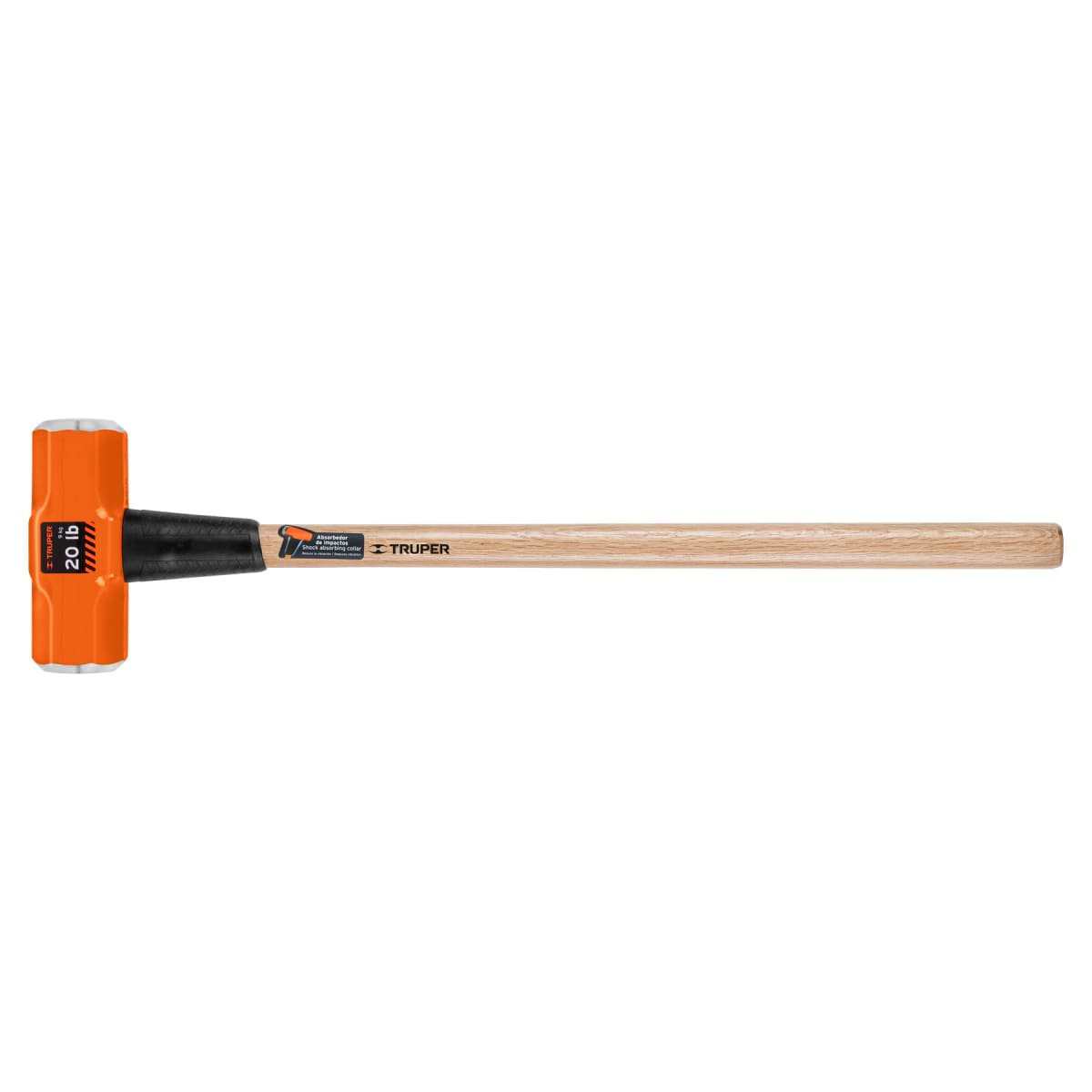 Comba octagonal 20 lb mango de madera 36'' Truper1