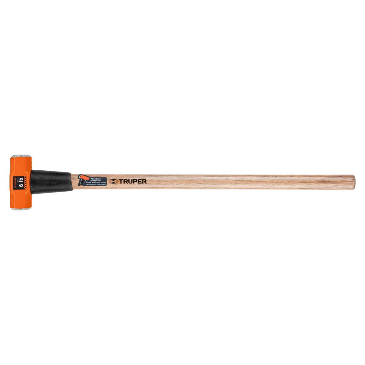 Comba octagonal 6 lb. mango de madera 36'' truper1
